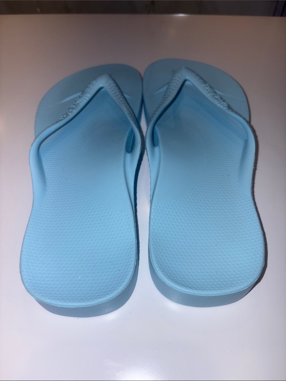 Light Blue Comfort Flip Flops - Picture 3 of 4